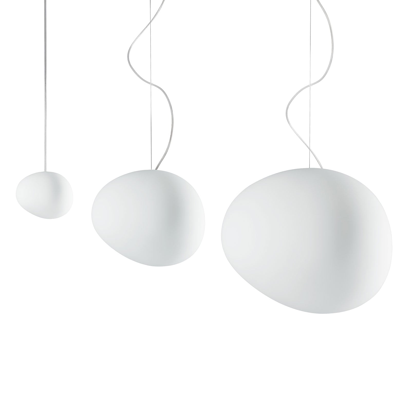 LED pendellampe Gregg media dimbar mundblåst glass 31 cm detalj av design