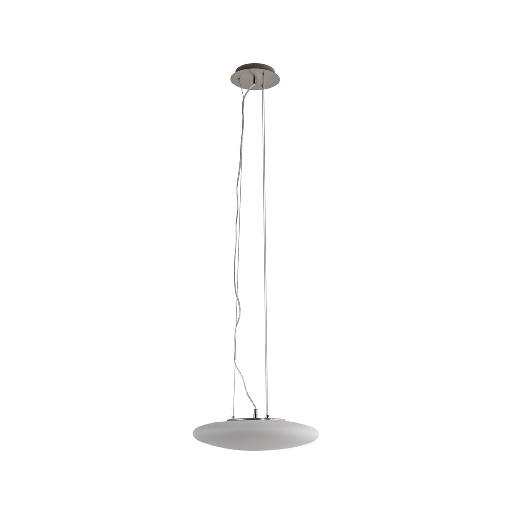 LED pendellampe Gunda opalglass dimbar montert i rom