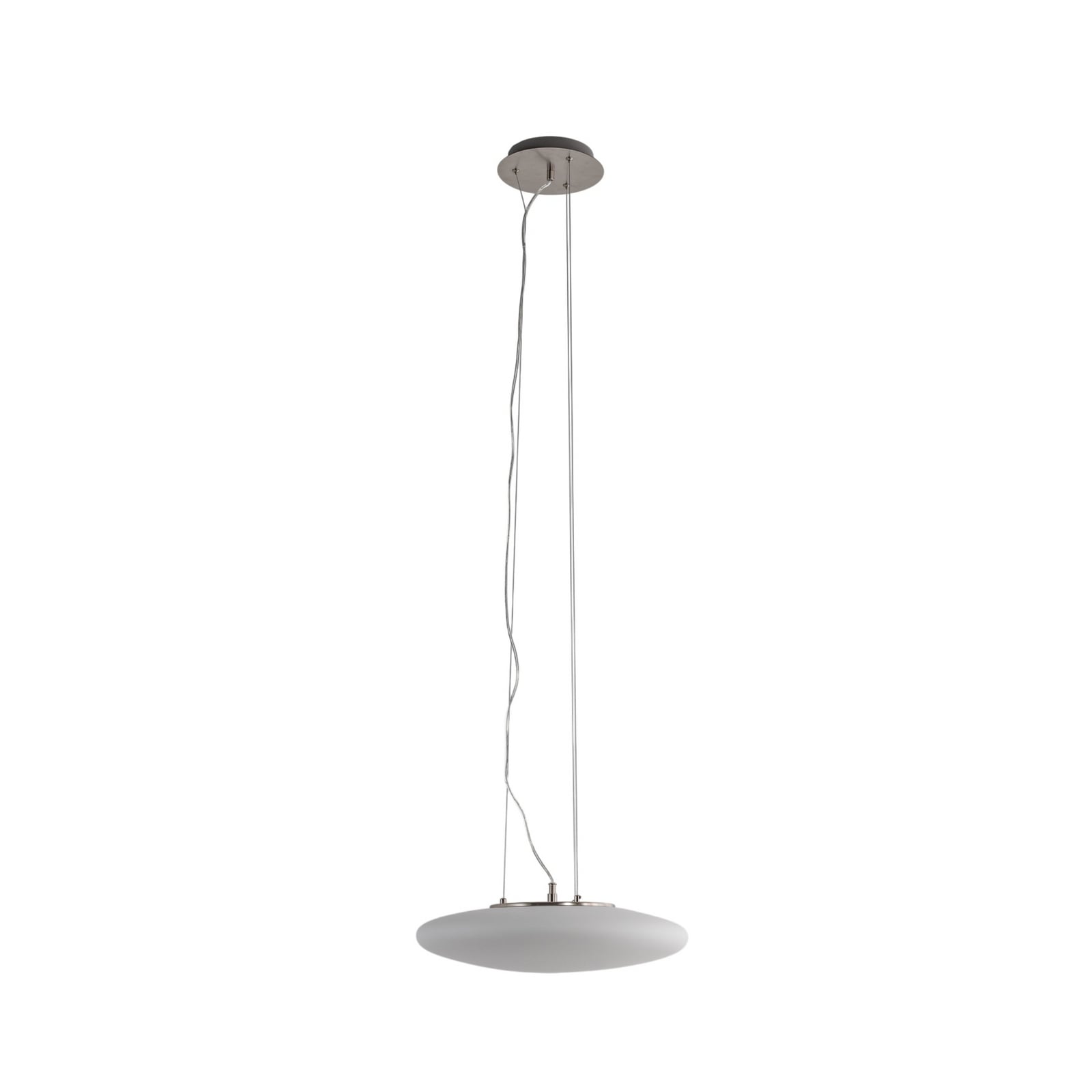 LED pendellampe Gunda opalglass dimbar montert i rom