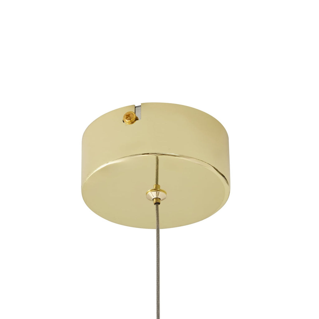 LED pendellampe Hayley glass gullfarget Ø9 cm 6W oppheng