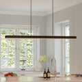 LED pendellampe Hazel Branch svart/messing fra forfra