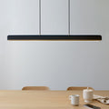 LED pendellampe Hazel Branch svart/messing 100 cm dimbar CCT forfra