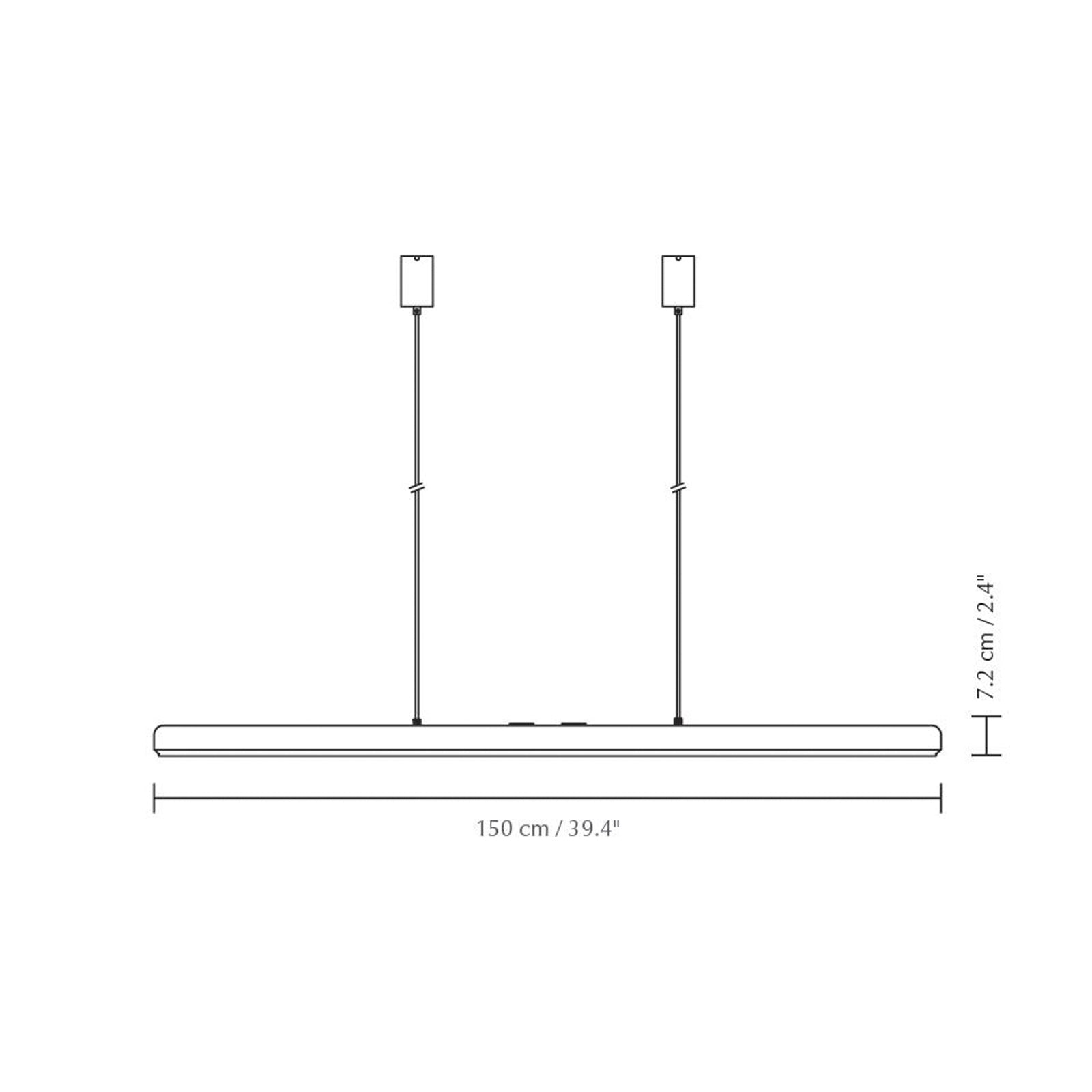 Montert LED pendellampe Hazel Branch svart/messing i rom