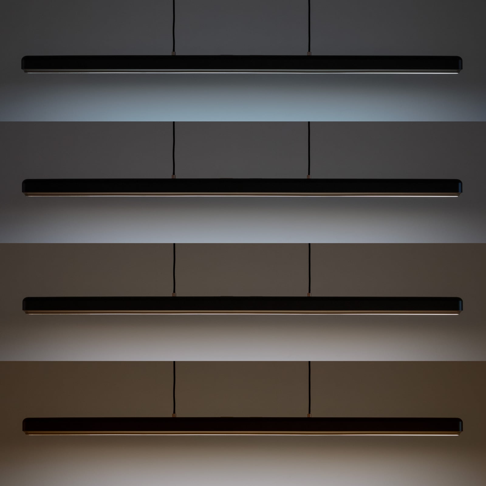 LED pendellampe Hazel Branch svart/messing med justerbar lysfarge