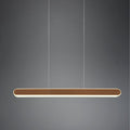 LED pendellampe Helios uttrekkbar 130 cm dimbar CCT kaffe forfra
