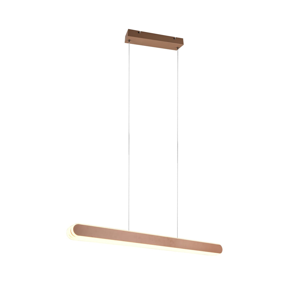 LED pendellampe Helios uttrekkbar 130 cm dimbar CCT kaffe detalj