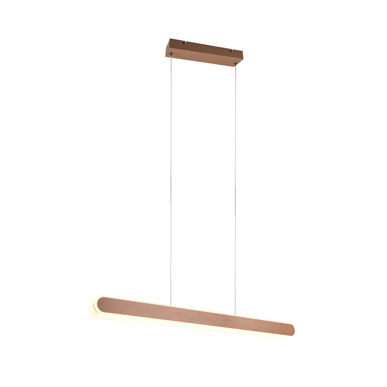 LED pendellampe Helios uttrekkbar 130 cm dimbar CCT kaffe detalj