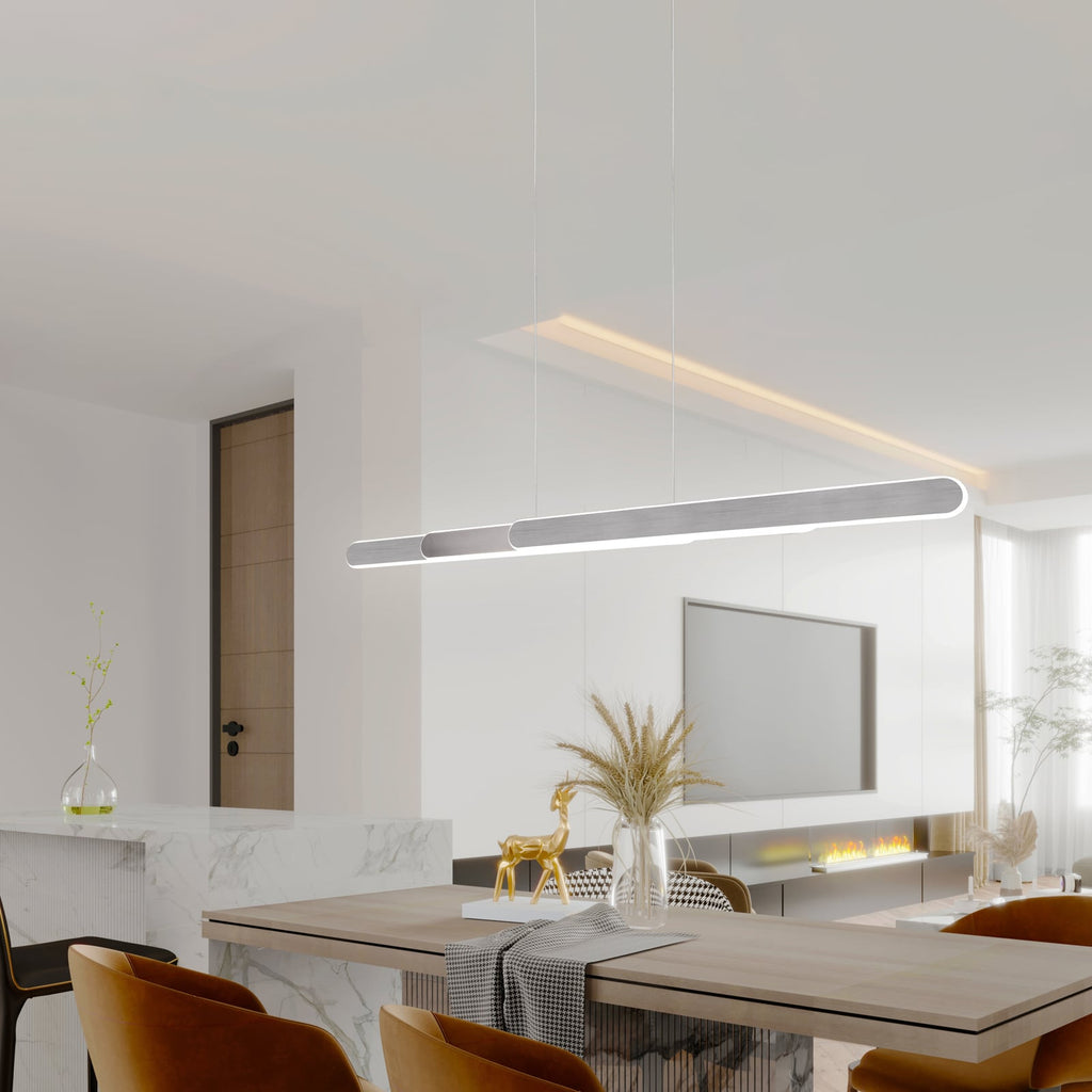LED pendellampe Helios uttrekkbar dimbar CCT 130 cm front