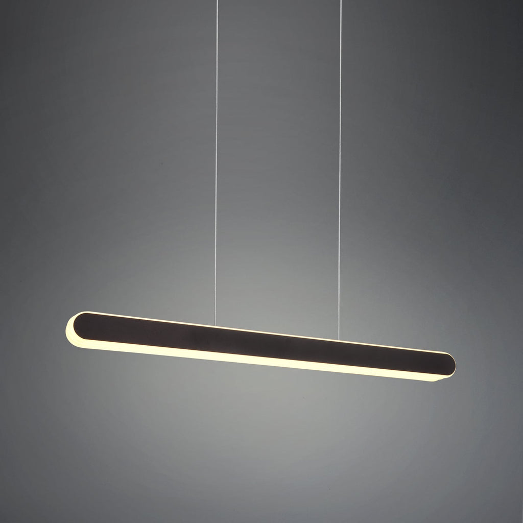 LED pendellampe Helios uttrekkbar dimbar CCT svart 130 cm forfra