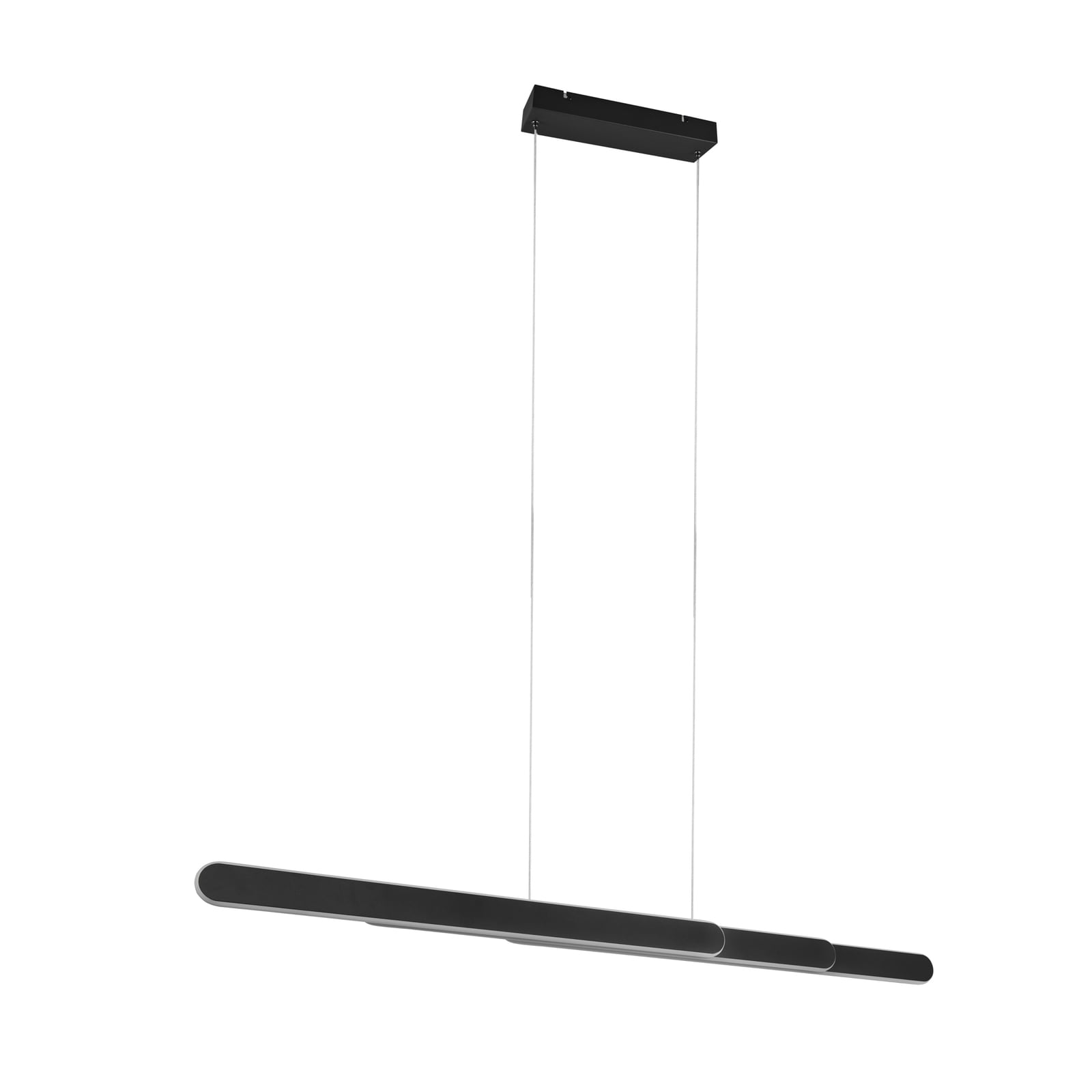 LED pendellampe Helios uttrekkbar dimbar CCT svart 130 cm bakside