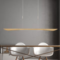 LED pendellampe Hiba dimbar eik 148 cm 26W 2700K forfra