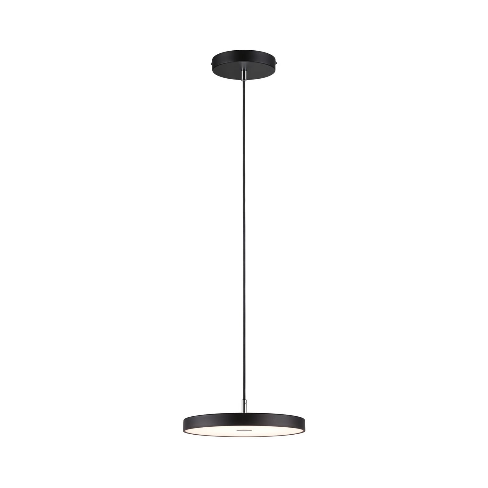 LED pendellampe Hildor svart matt dimbar detalj av lampeskjerm