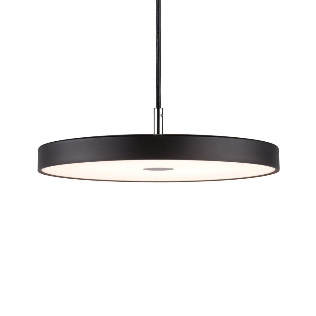 LED pendellampe Hildor svart matt dimbar montert i rom