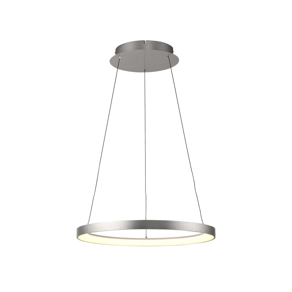 Detalj av LED pendellampe Hoop aluminium Ø57 cm