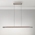 LED pendellampe Hoop dimbar brun 128 cm forfra