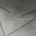 LED pendellampe Horizon svart metall 105 cm forfra