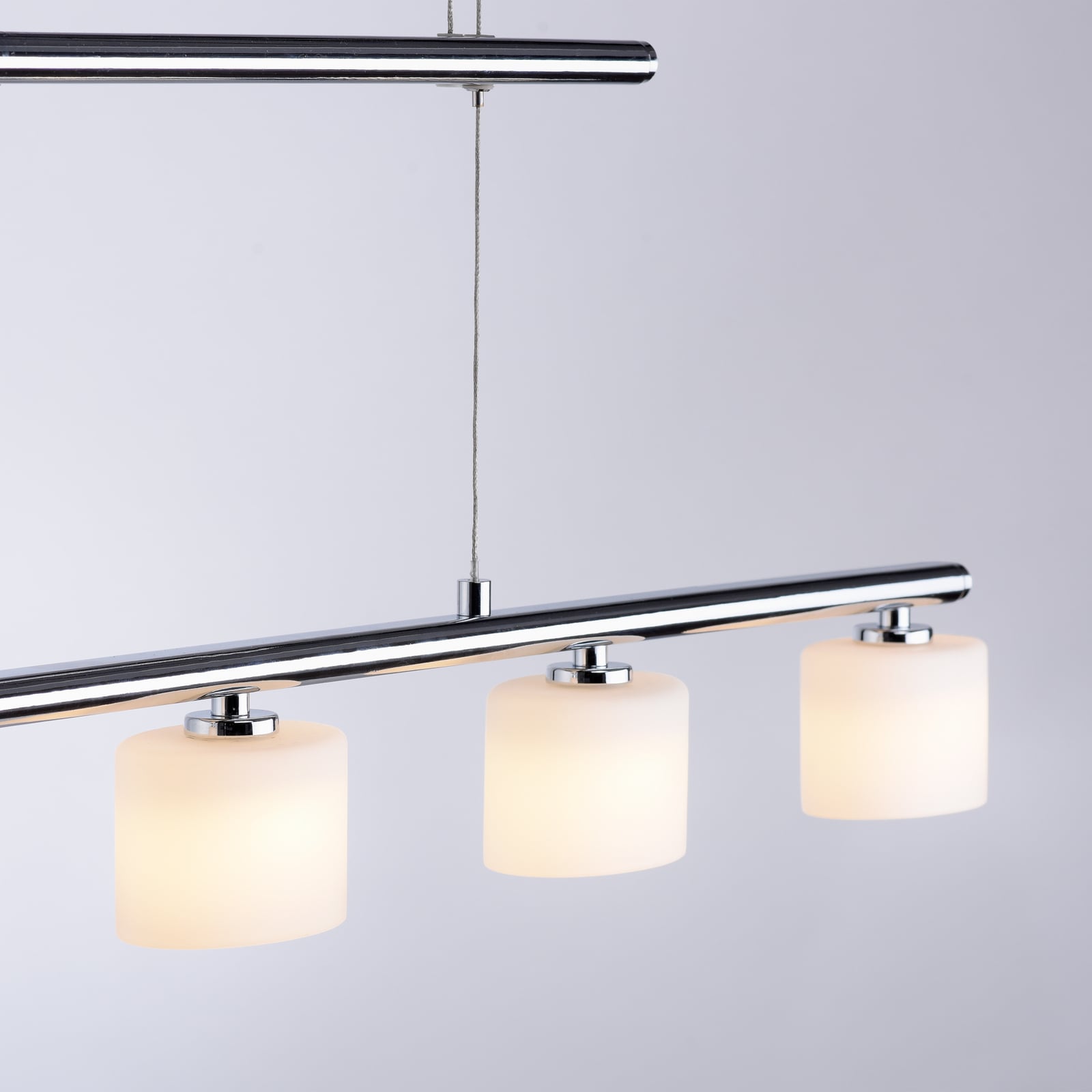 LED pendellampe Hydra 5-lys glass høydejusterbar justering av høyde
