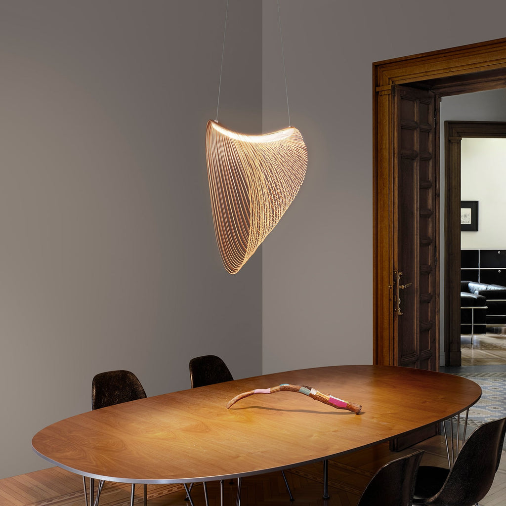Montert LED pendellampe Illan tre dimbar Ø80 cm i rom
