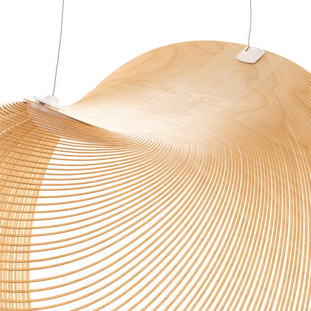 LED pendellampe Illan tre dimbar sett fra siden