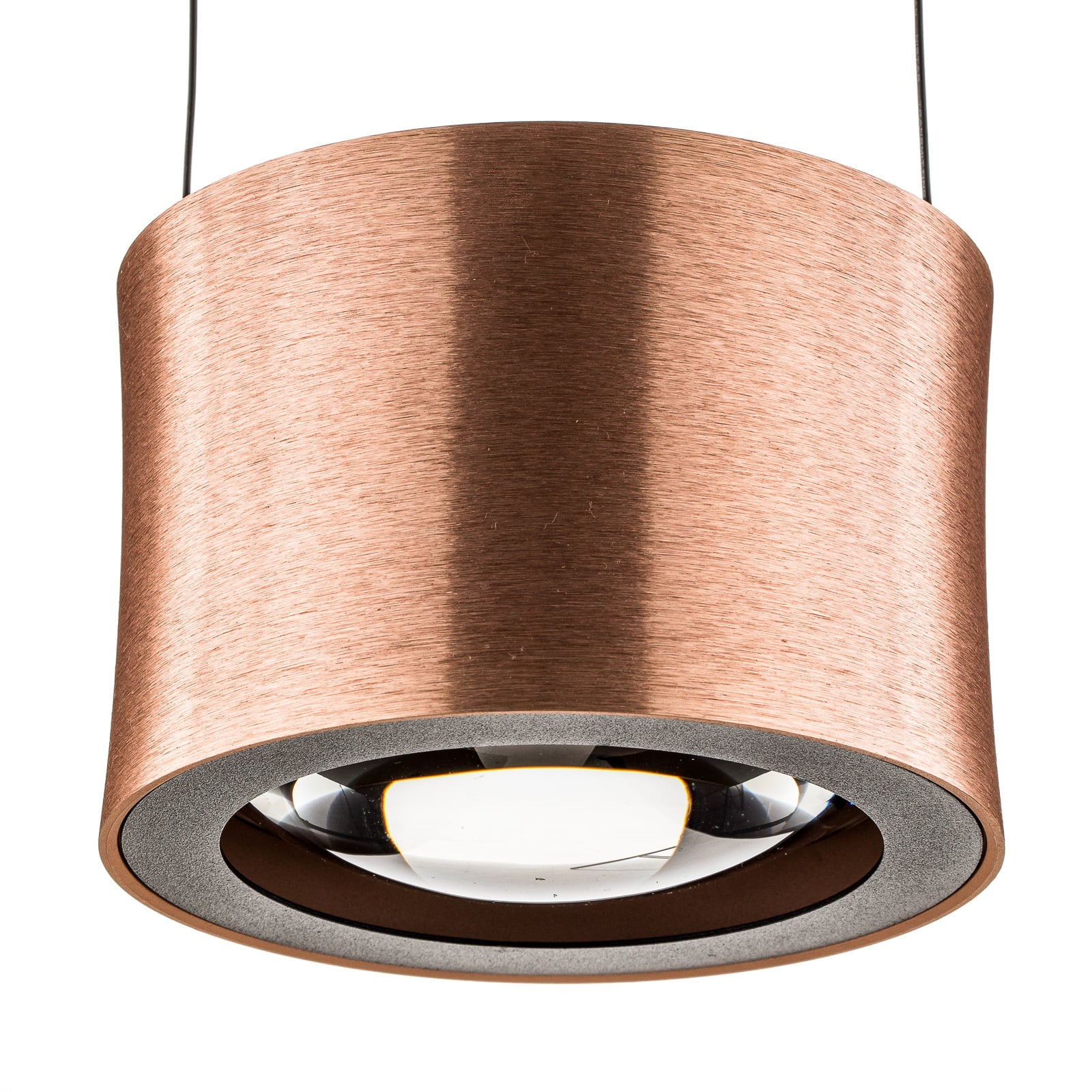 LED pendellampe Impulse 1-lys rosegull dimbar Ø16 cm oppheng