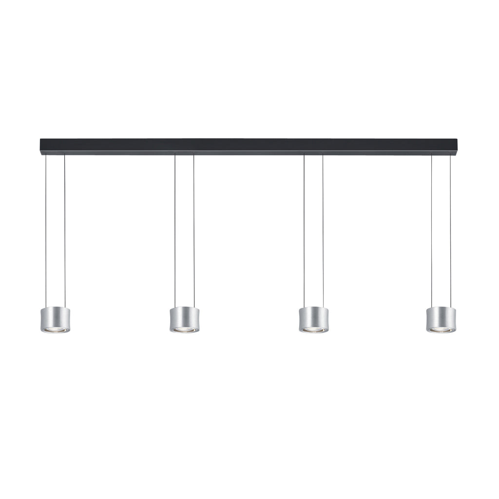 LED pendellampe Impulse Flex 4-lys dimbar matt nikkel bakside