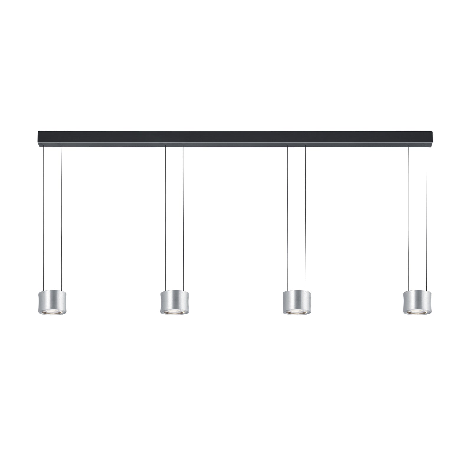 LED pendellampe Impulse Flex 4-lys dimbar matt nikkel bakside