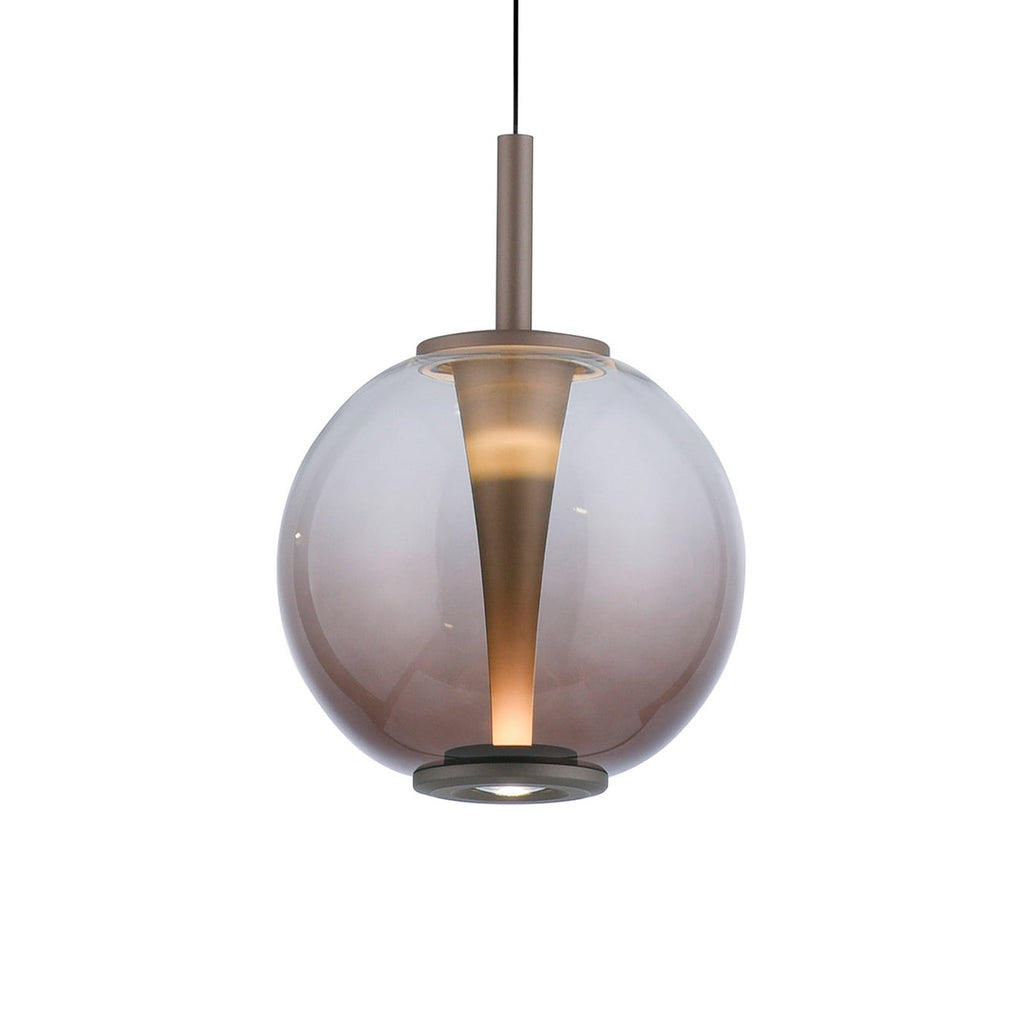 LED pendellampe Infinity bronse/amber forfra
