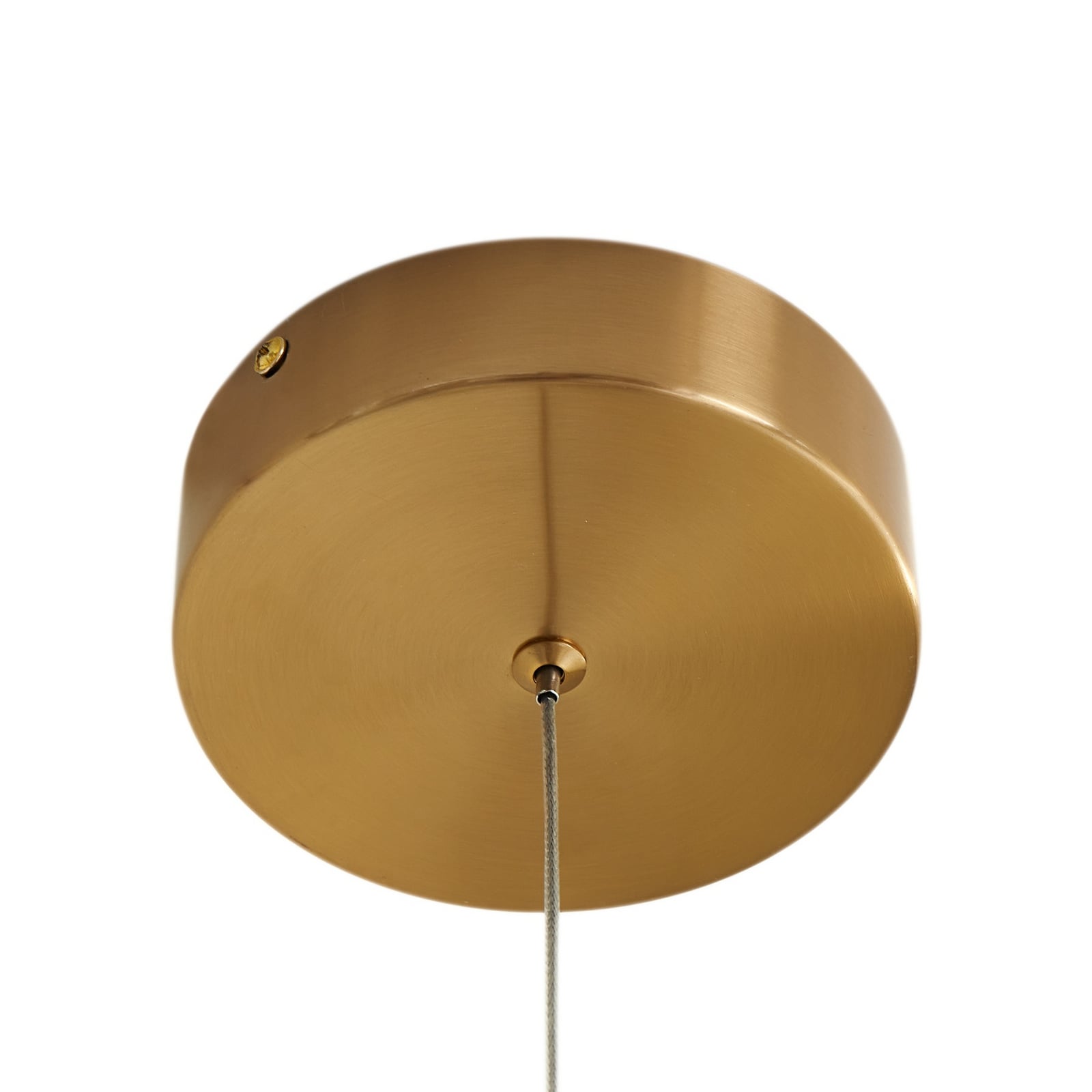 LED pendellampe Ismenia antikk messing akryl Ø11 cm - Lucande