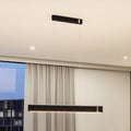 LED pendellampe Jagun filt antrasitt 100 cm Zigbee dimbar forfra