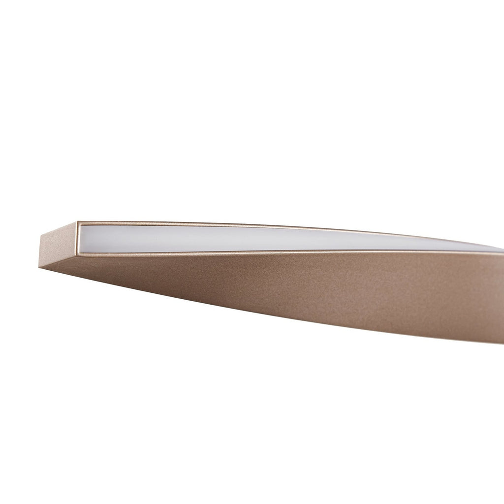 LED pendellampe Jaren svart/brun 100 cm opphengsdetalj