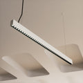 LED pendellampe Jolinda slim opp/ned aluminium forfra