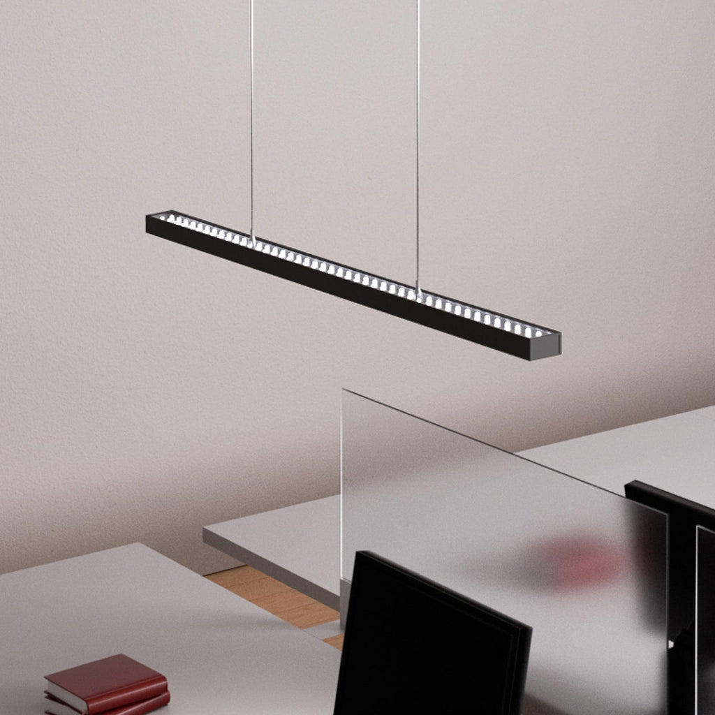 LED pendellampe Jolinda svart 118 cm bakside