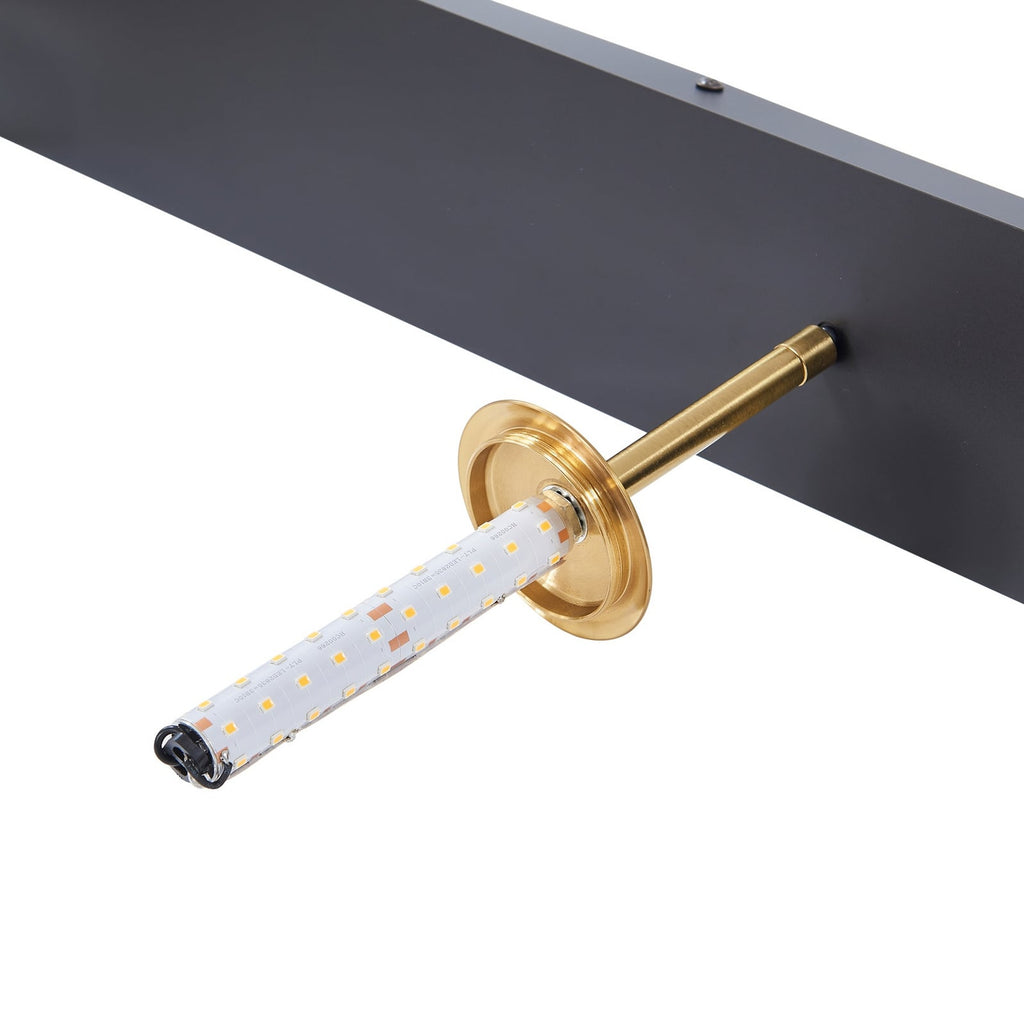 LED pendellampe Joran 3-lys glass hvit/gull Ø20 cm design