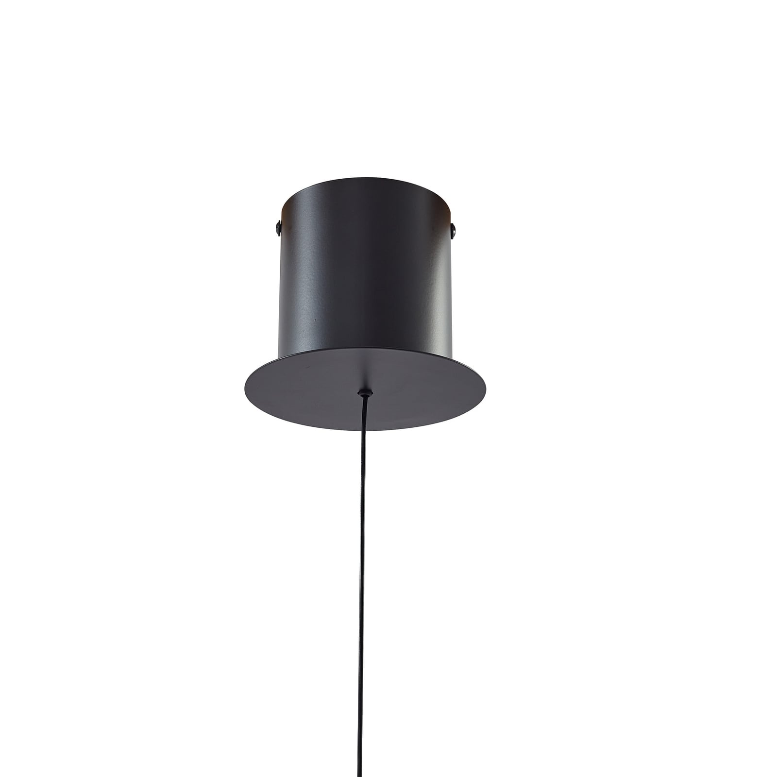 LED pendellampe Joran opalglass hvit/gull lys på