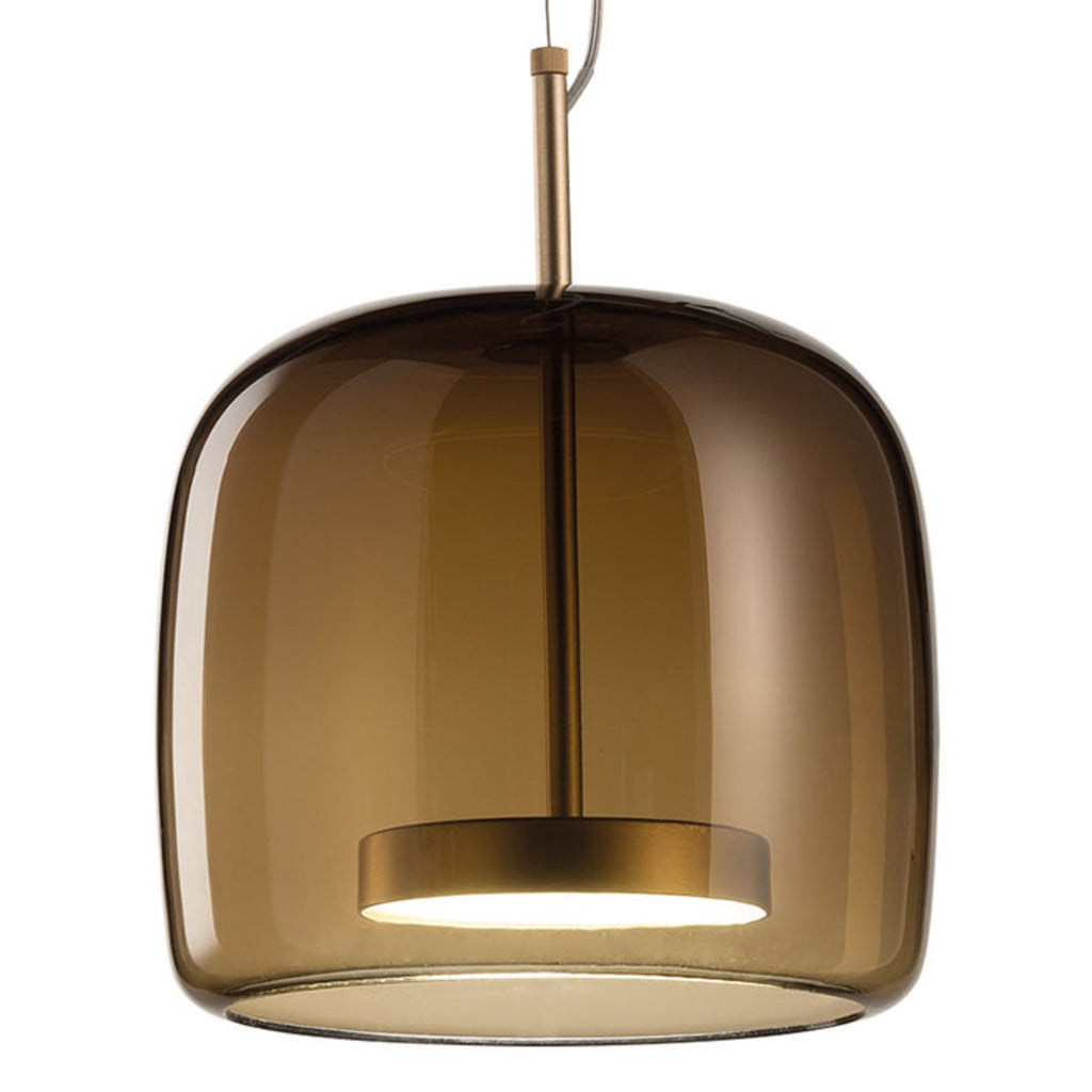 LED pendellampe Jube SP 1 P glass brun dimbar forfra