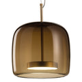 LED pendellampe Jube SP 1 P glass brun dimbar forfra