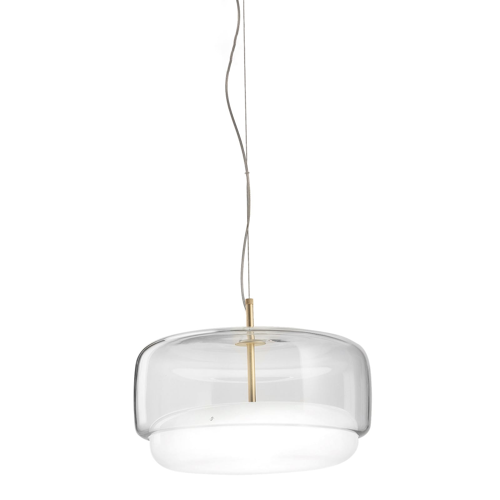 LED pendellampe Jube SP klar/hvit glass dimbar bakside