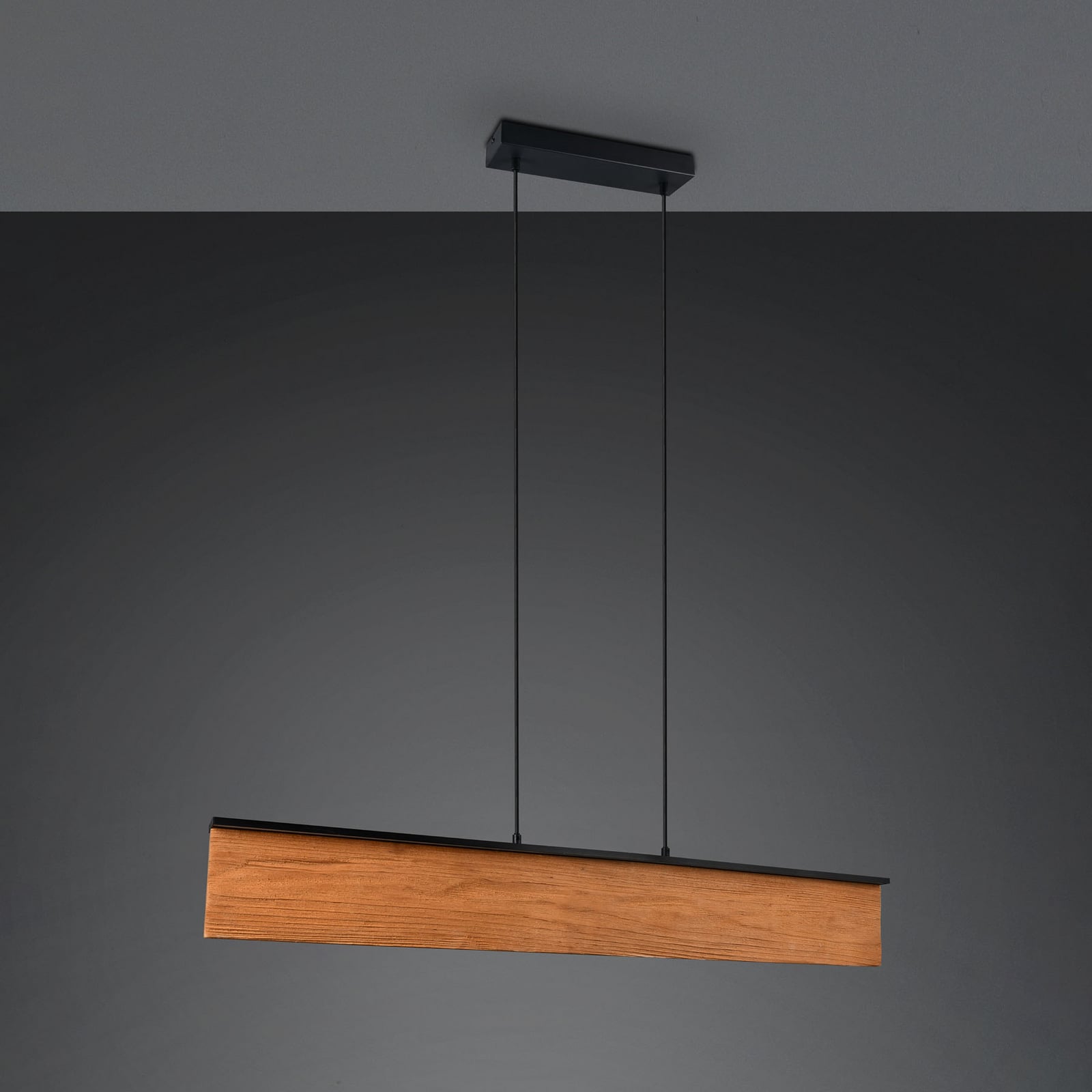 LED pendellampe Kalea trefarget 110 cm dimbar CCT touch justerbar høyde