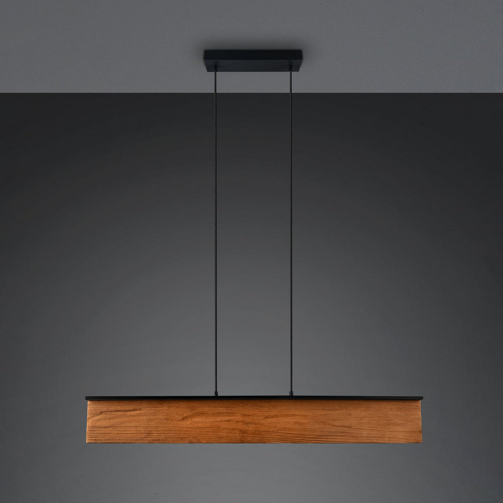 LED pendellampe Kalea trefarget 110 cm dimbar CCT touch trestruktur