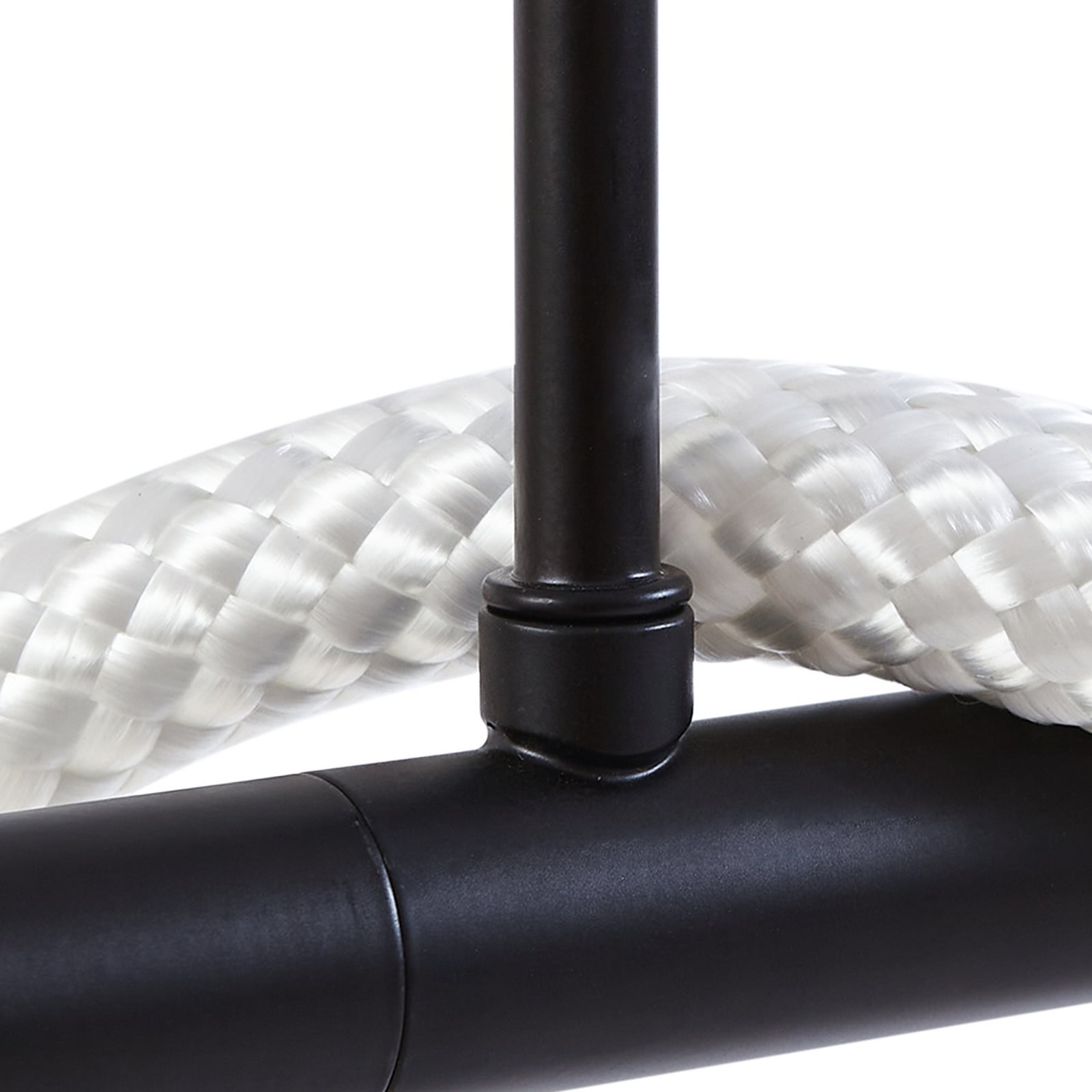 LED pendellampe Kisune svart/hvit 120 cm fra siden