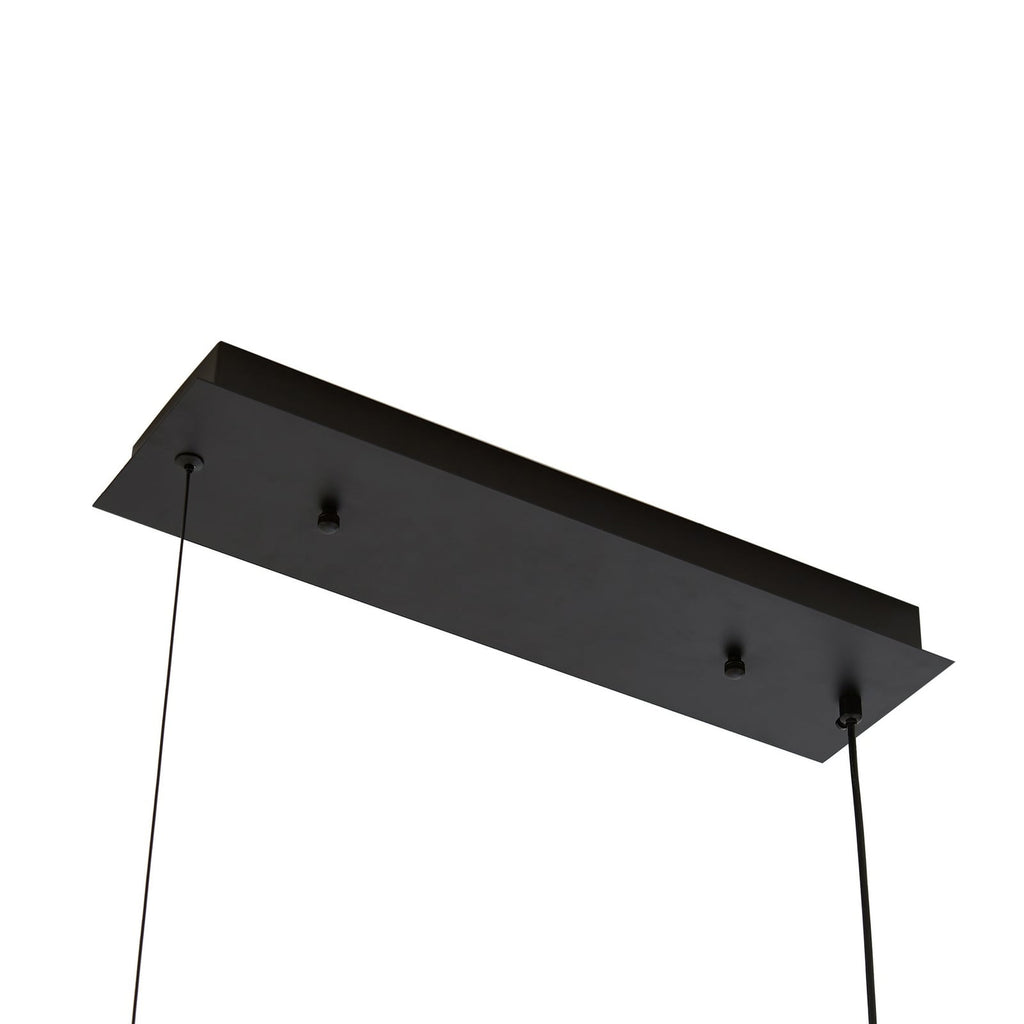LED pendellampe Kisune svart/hvit 120 cm lyskilde