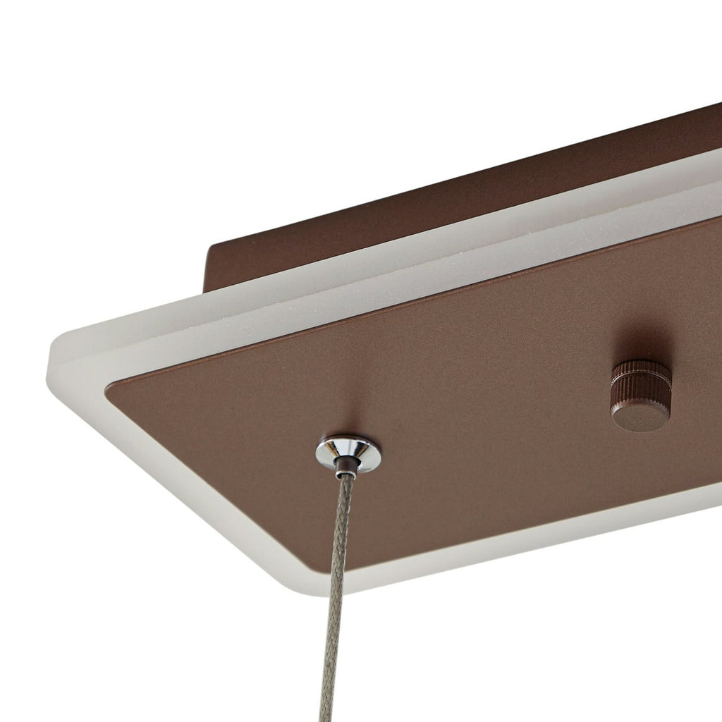 LED pendellampe Kolo 2-lys brun dimbar 86 cm side