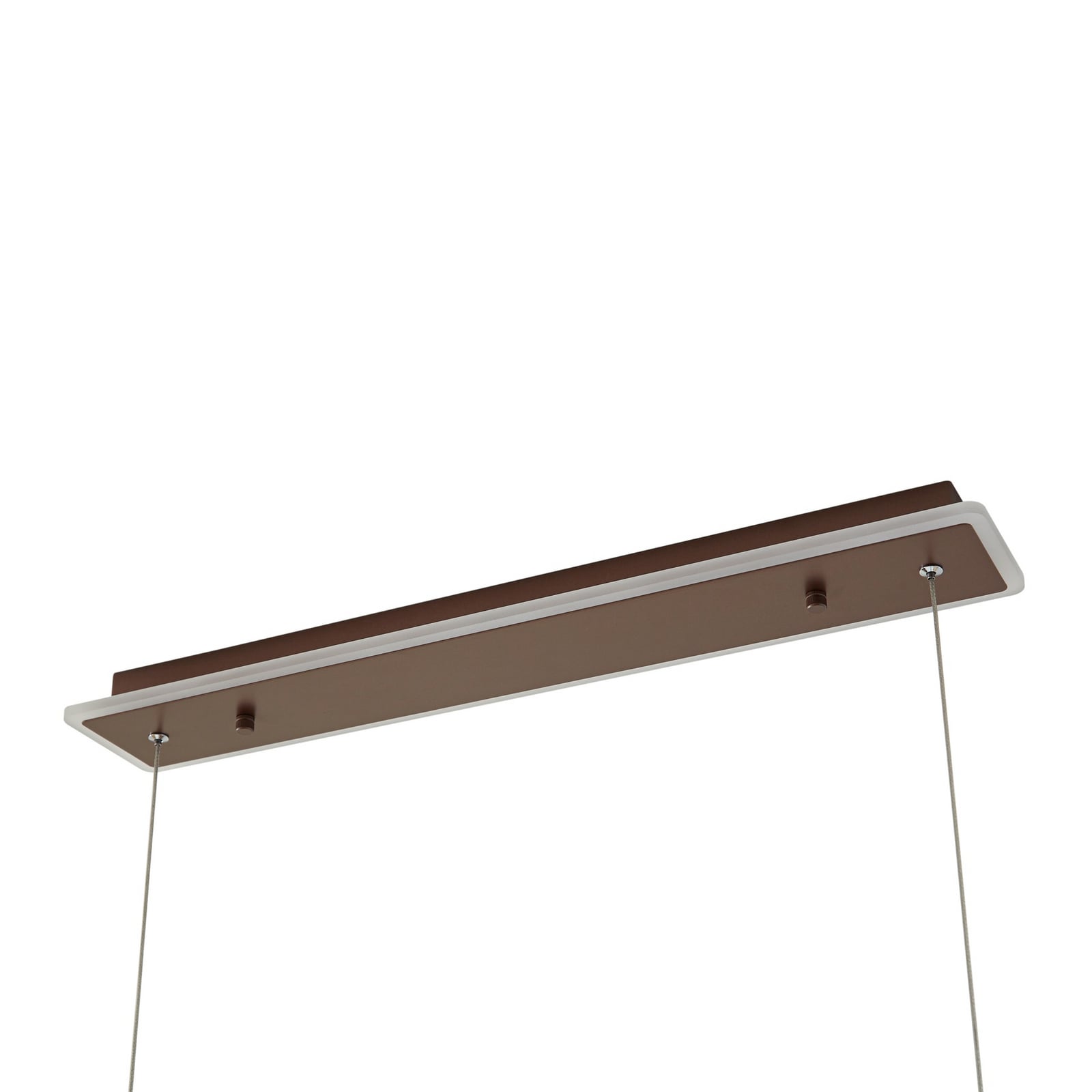 LED pendellampe Kolo 2-lys brun dimbar 86 cm oppheng