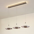 LED pendellampe Kolo 3-lys brun dimbar forfra
