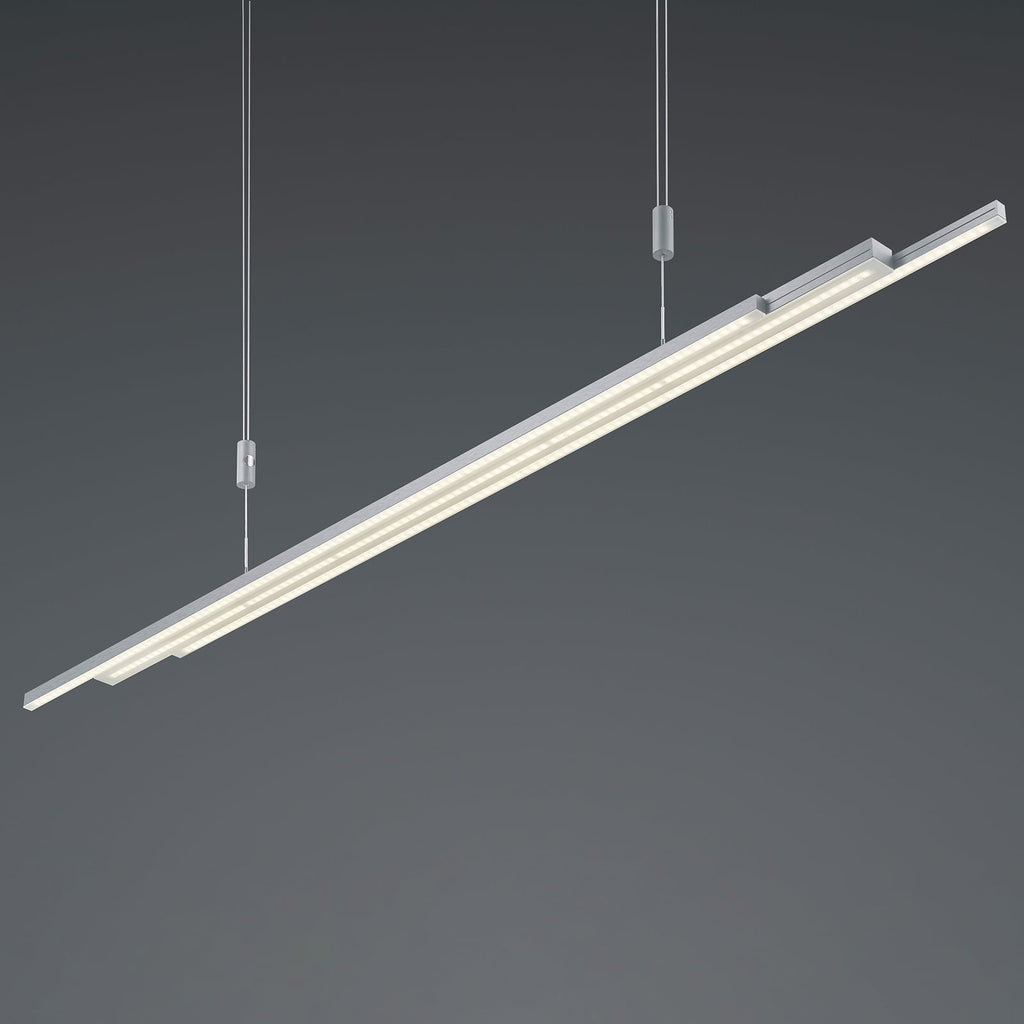 LED pendellampe L-lightLINE aluminium CCT dimbar Zigbee montert i rom