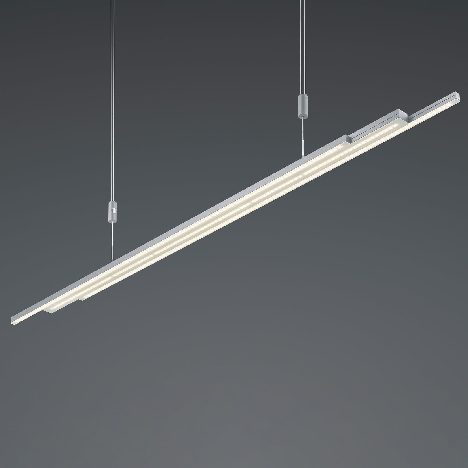 LED pendellampe L-lightLINE aluminium CCT dimbar Zigbee montert i rom