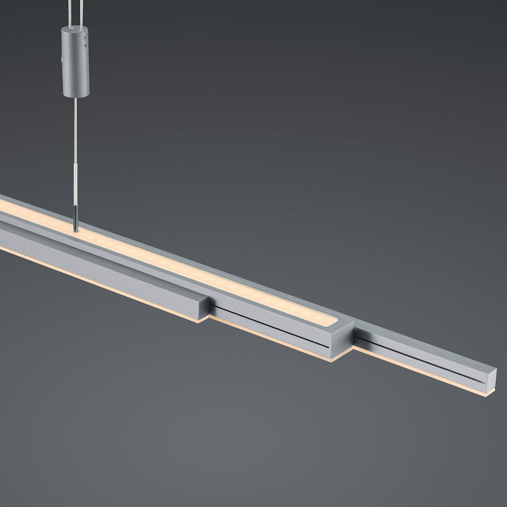 LED pendellampe L-lightLINE aluminium CCT dimbar Zigbee justerbar lengde
