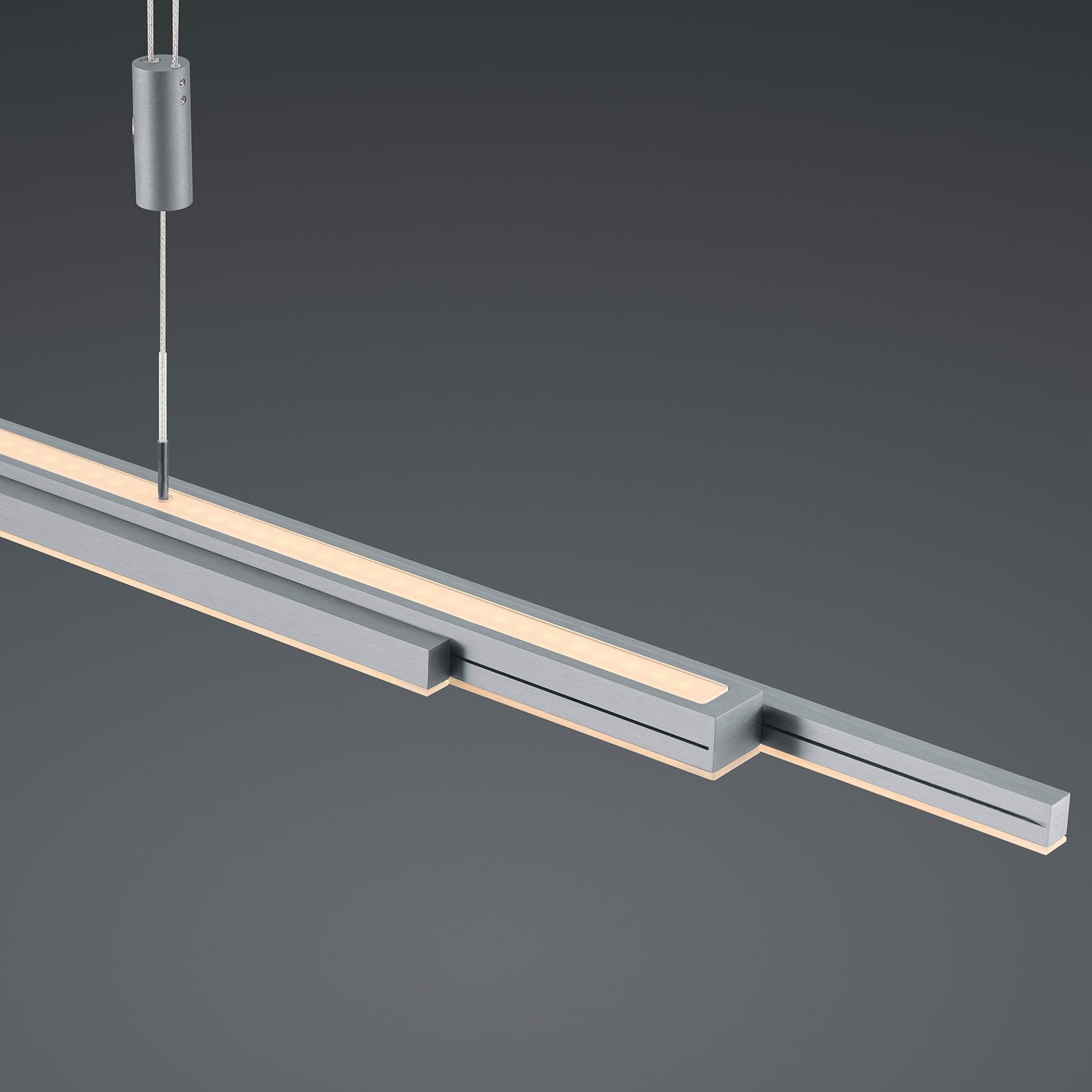 LED pendellampe L-lightLINE aluminium CCT dimbar Zigbee justerbar lengde