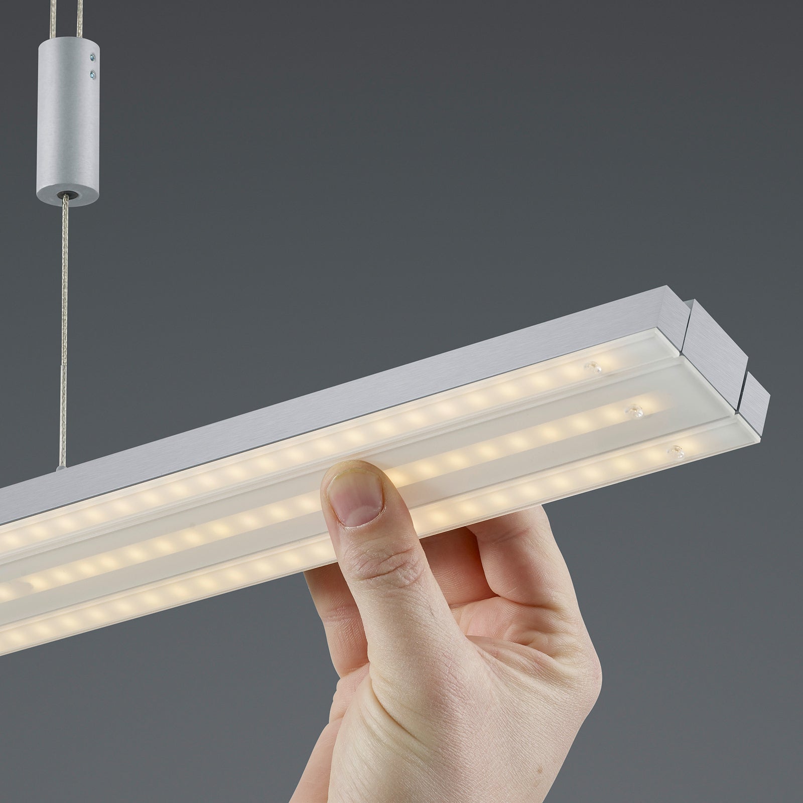 LED pendellampe L-lightLINE aluminium CCT dimbar Zigbee produktprofil