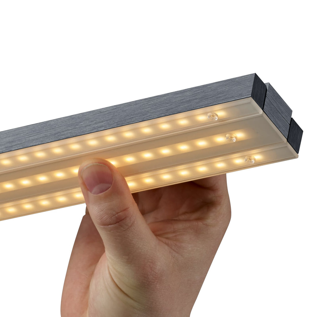 LED pendellampe L-lightLINE Zigbee opp/ned antrasitt dimbar app-styring